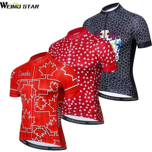 Weimostar Men Cycling Jersey Pro Team Bike Jerseys Racing roupa ciclismo Maillot Ciclismo Mountain Bicycle Cycling Clothing Red