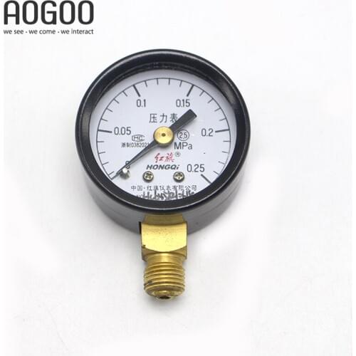 Y-40 0-0.25Mpa Ordinary Pressure Gauge Dial Diameter:40mm