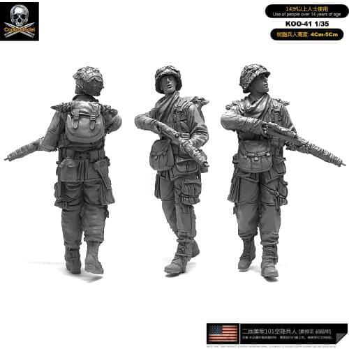 1/35 Resin model kits figure soldier self-assembled KOO-41
