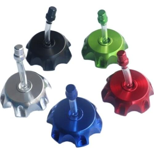 5 Colors 49.5mm CNC ALUMINUM Performance Racing CNC Aluminum Gas Fuel Tank Cap For Dirt Pit Bike ATV SSR 1 PCS