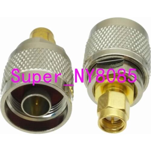 1Pcs N male plug to SMA male plug RF Coaxial adapter connector