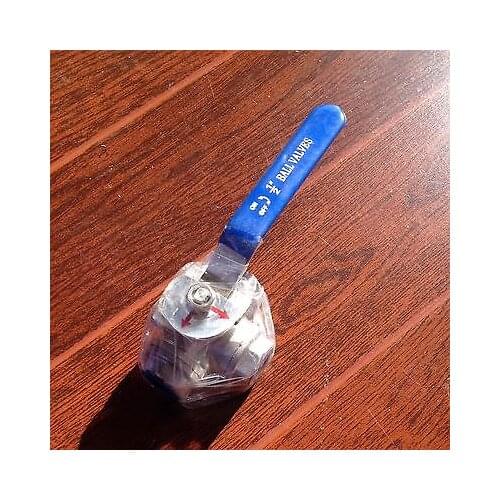 1PCS DN15 G1/2" Port Size Female 3-Way L-Port 304 Stainless Steel Ball Valve