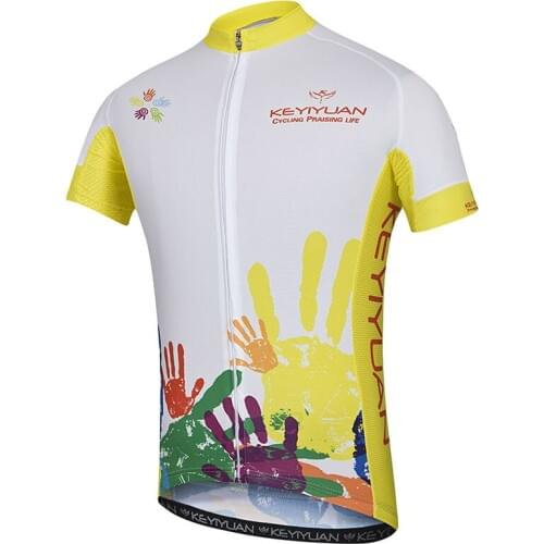 2018 keyiyuan Men Cycling Jersey Mountain Road Bike Bicycle Sportswear Ciclismo Short Sleeve Cycle Wear Clothing