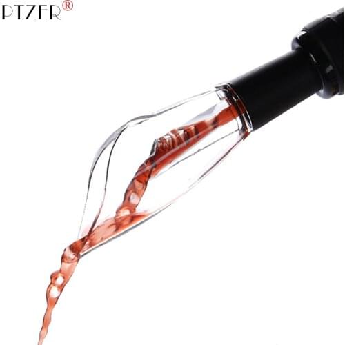 PTZER Wine Fast Decanter Pourer Kitchen Accessories Red Wine Aerator Bottle Mouth Super Quick Aerating