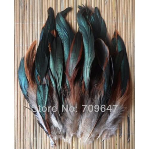 Decoration Accessories! 100Pcs/Lot! Nature Colors Saddle Badger Rooster Feathers 4-6 Inches Long,Plumas Decorativas
