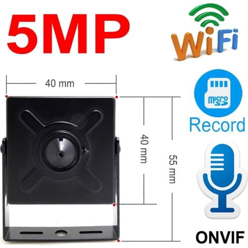 JIENUO 5MP MINI IP Camera Wifi 16G 32G 64G HD Audio Wireless Cctv Security High Definition IPCam Surveillance Onvif Home Camera