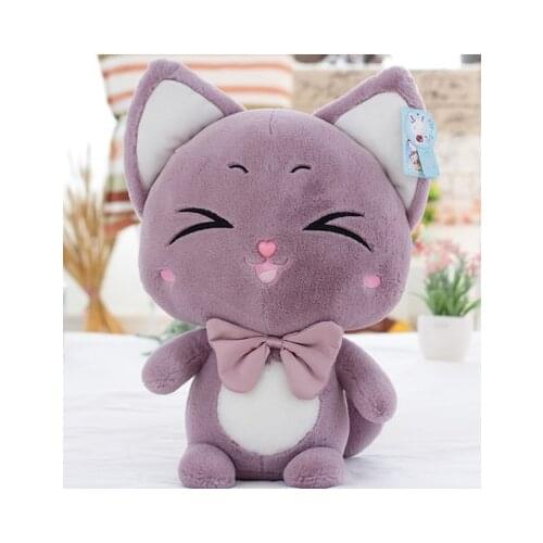 Lovely cat plush toy large 38cm cat soft throw pillow, Christmas birthday gift F039