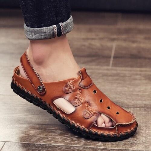 Mens Shoes Sandals Summer Men Sandals Sandalia Masculina Couro Sandalias Deportivas Hombre Sandel For Male Sandal