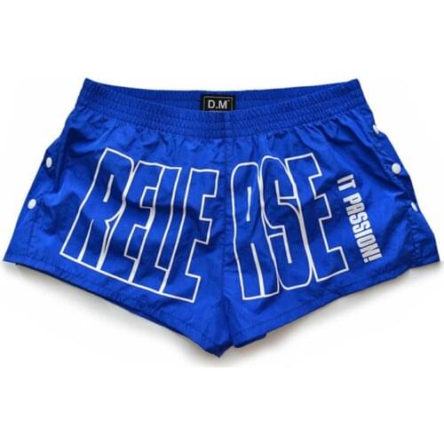 Mans underwear underpants gay ropa interior hombre boxershorts men side buttons mens underpants boxers breathable calzoncillos