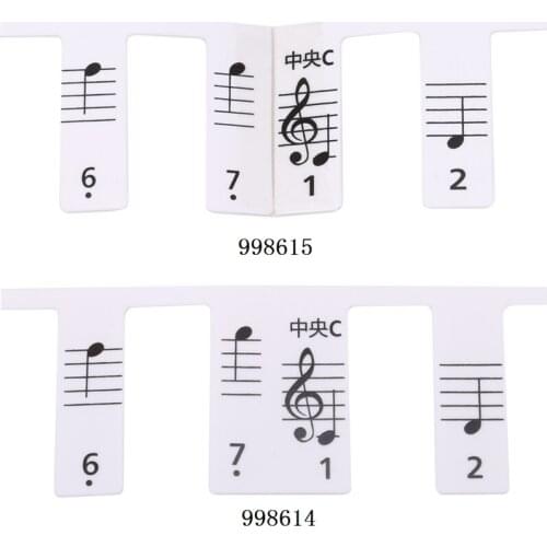 Transparent Piano Sticker 88 Key Piano Keyboard Sticker Electronic Keyboard 88 Key Piano Stave Note Sticker For Piano Keys