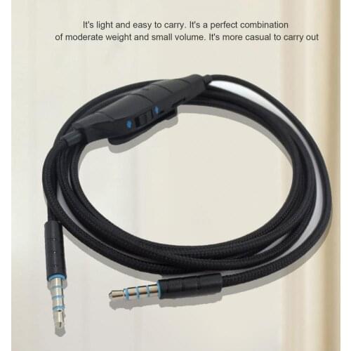 2021 new replacement headphone audio cable Driver-free Audio AUX Cable for Logitech- G633 G635 G933 G935 gaming headphones with