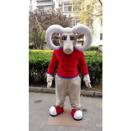 New Christmas Carnival Performance Mascot Halloween Argali Cosplay Costume Adult Use Birthday Party Advertising Parade Set