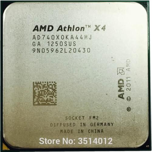 AMD Athlon X4 740 3.2G 65W Quad-Core CPU Processor AD740XOKA44HJ Socket FM2