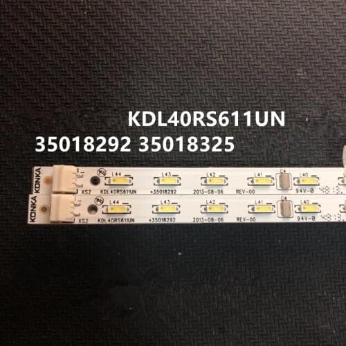 2 PCS/set LED backlight strip for Toshiba Le4056 Le4058 Le4057 KDL40RS611UN 35018294 35018325 GZ13-0121