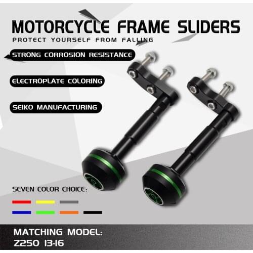 Frame Slider Crash Protector For NINJA250 NINJA 250 Z250 Z 250 2013-2016 2014 2015 13 14 15 16 Motorcycle Accessories Falling Pr