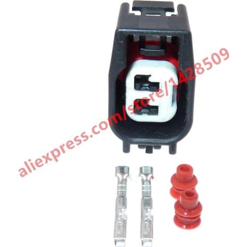 5 Sets 2 Pin 1.5 Series Auto Wiring Harness Plug Sealed Connector Waterproof Female Cable Interface Socket