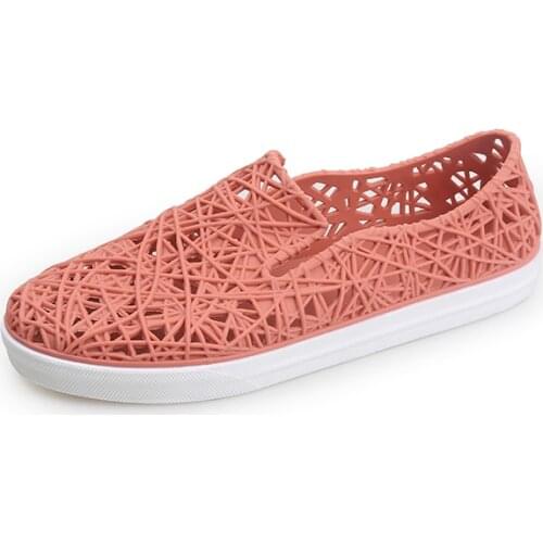 2021 Women Casual Clogs Girl Breathable Sandals Outdoor Valentine Slippers Lady Summer Slip On Flip Flops Jelly Sandalias Mujer