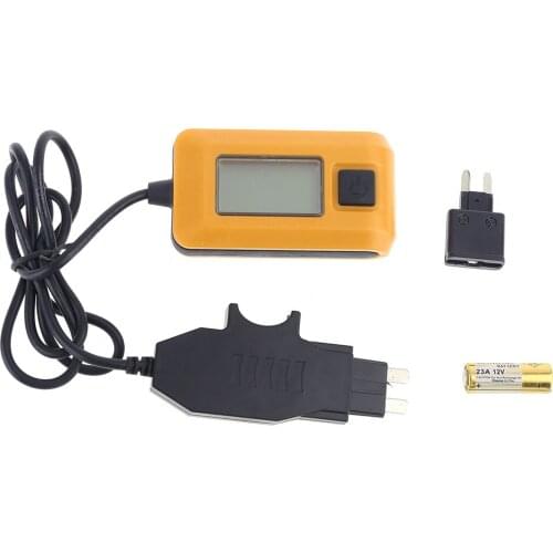 Auto Fuses Buddy Mini Tester Detector Car Electric Current AE150 12V 23A LCD Display Multifunction Repair Practical