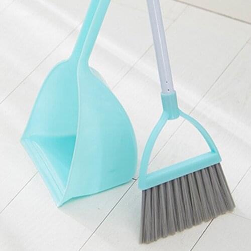 C5AA Kids Mini Broom Dustpan Set Toddlers Pretending Play Toy Household Cleaning Tool