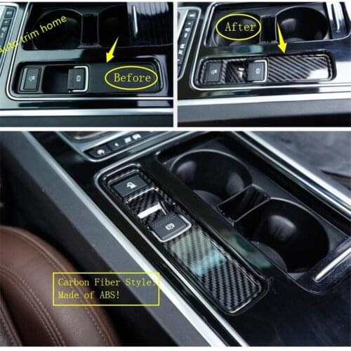 Lapetus "P" Stalls Electronic Handbrake Parking Cover Trim Fit For Jaguar E-pace E pace 2018 2019 2020 ABS Auto Accessories