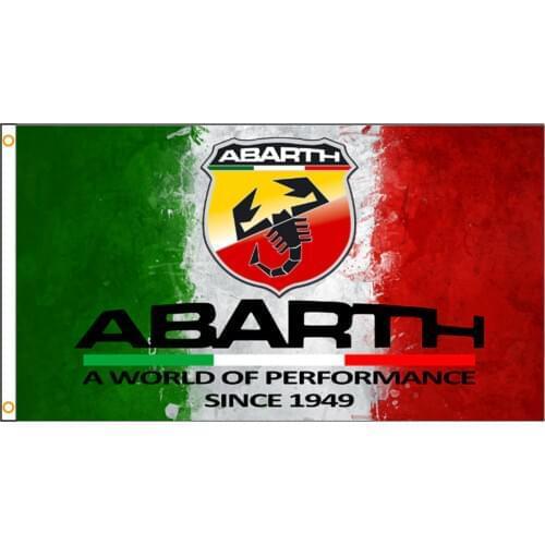 3x5ft Abarth Car Flag