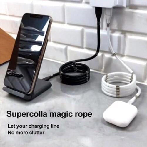 1m fast date cable for all smartphone samsung OEM quality USB Data silicone Charge phone Cable Magnetic attraction With retail