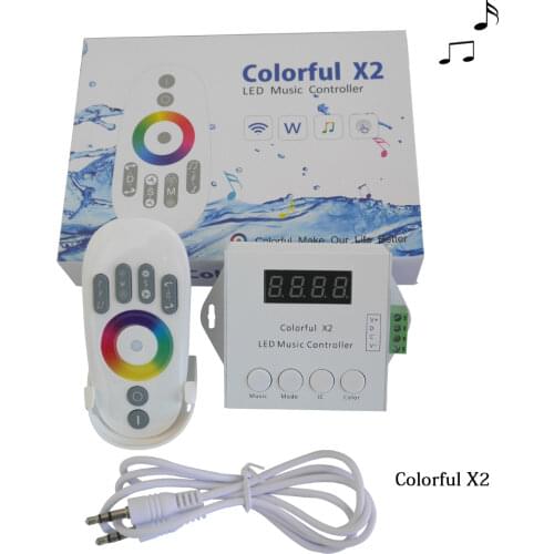 DC5-24V LED Strip Music Controller 1000 Pixels Colorful Controller;WS2812B WS2811 WS2813 6803 USC1903 IC Digital Addressable