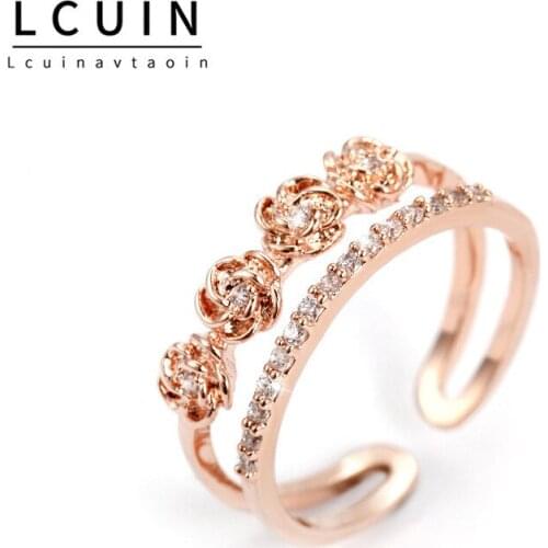 Женские золотые кольца Lcuinavtaoin China At AliExpress