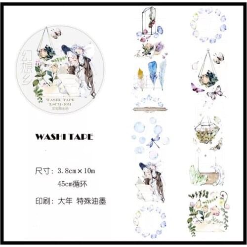 Dreamy Twon Washi Tapes Bullet Journal Masking Tape Adhesive Tape DIY Scrapbooking Washi Stickers