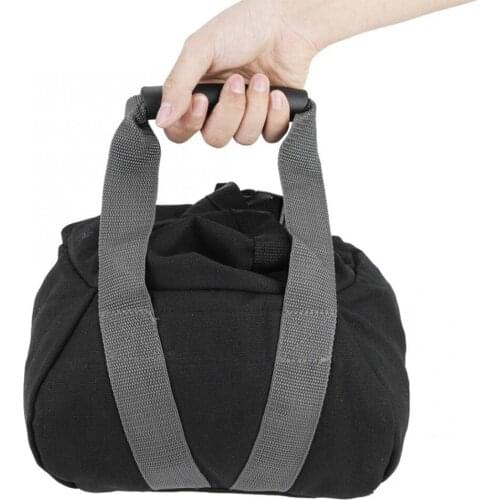 Weightlifting Training Sandbag Fitness Workout High Intensity Physical Training Exercises Power Bag Black XA51Y