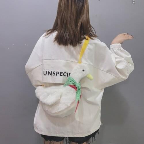 2020 new duck mini bag VELOUR Single Ribbons shoulder bag fashion lovely purses and handbags phone bag