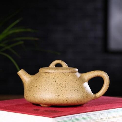 Sand pot genuine hand-made famous original mine sesame section mud Smelting Stone ladle pot Kungfu Teapot Tea Set