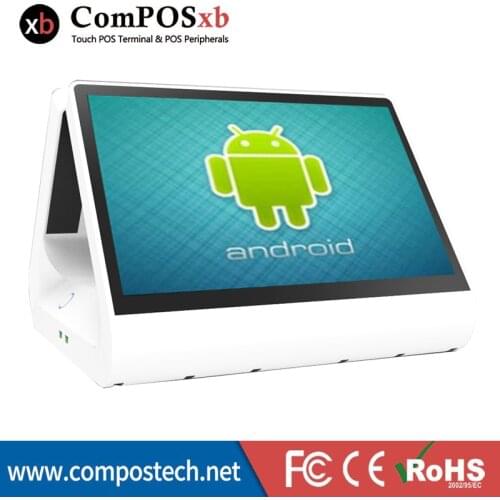 Free Shipping Android pos system new all in one pc cheap pos machine touch screen 12 inch dual monitor lcd monitor