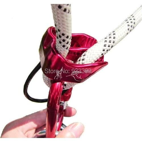Rock Climbing Descender The downhill protector Breaking force 23KN