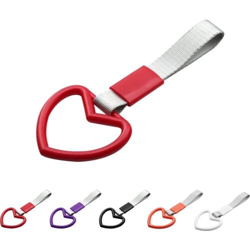 JDM Racing HANDLE STRAP RING with Strong nylon strap for SUBWAY TRAIN BUS HANDLE STRAP CHARM Drift Car enthusiast Universal
