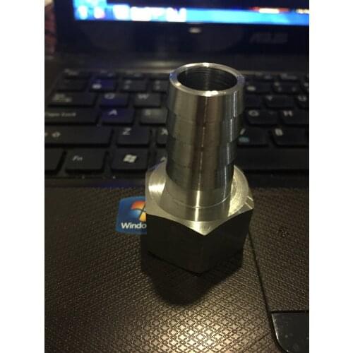 Stainless Steel Hex Nipple - 3/4"NPT x 20MM barb, SS304, Brewer Hardware,Pump fitting