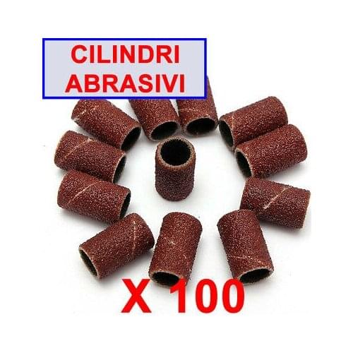 Replacement abrasive brushes 100 PCs milling cutter Nail Art Grit file media ic 99 S0310 sent from Italy