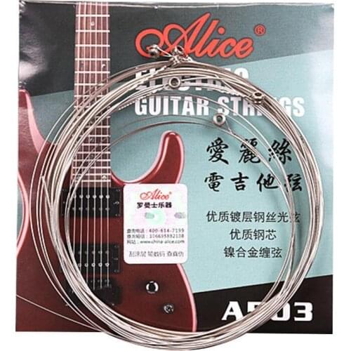 1 PCS Alice A503 Electric Guitar Strings Steel Core Plated Steel&Nickel Alloy Wound String for Electric Guitar Accessories
