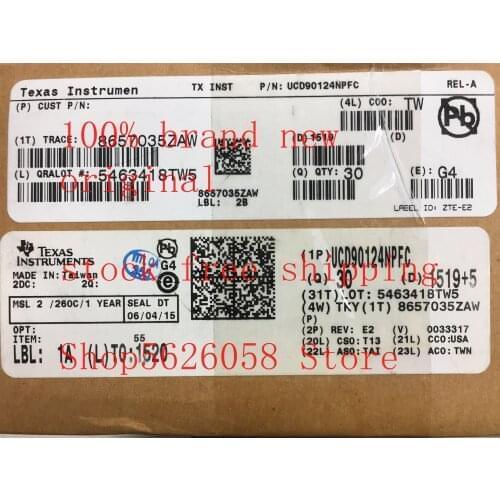 UCD90124NPFCR UCD90124NPFC QFP 100% new original 1PCS/LOT STOCK