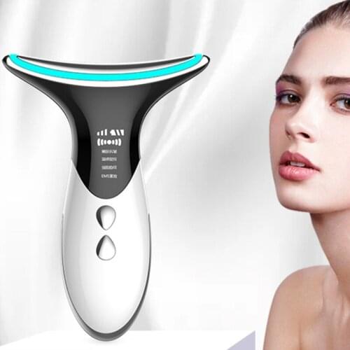 High Frequency Facial Machine, Neck Skin Tightening Lifting Device Rechargeable, Anti Aging Face Neck Massager