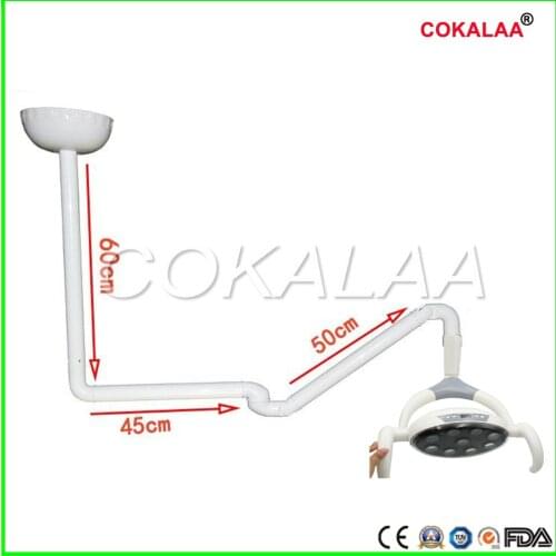 Top quality Dental Ceiling mounted lamp dental 9 LEDs lamp with Sensor Oral Light Lamp implant surgery lamp shadeless