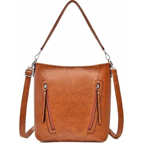Women Leather Handbags High Quality Vintage Ladies Hand Bag Female Messenger Bag For Girls Sac A Main Crossbody Bags For Women
