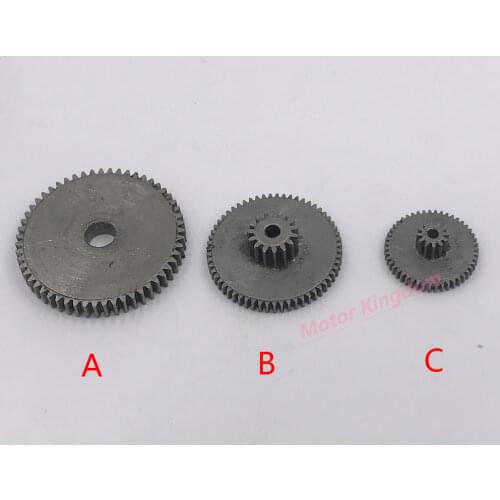 05 mold 0.6 mold 0.8 mold Metal gear double-layer gear speed reduction gearbox iron gear box matching series