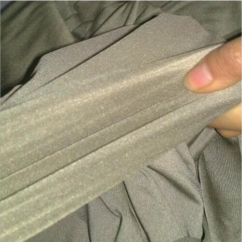 100% silver fiber fabric with radiation protection maternity cloth cell phone signal blocking material