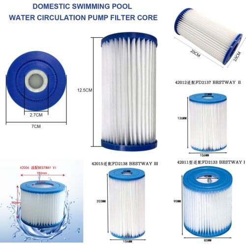 4Pc Foam Filter Intex PureSpa Type S1ii Swimming Pool water Filter Cartridge For 29001E Inflatable Universal Quality Accessories