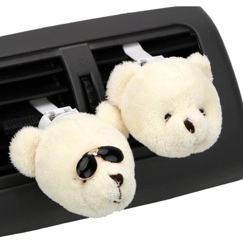 LEEPEE Car-styling Cute Bear Fragrant Solid Perfume Diffuser Air Freshener Outlet Perfume