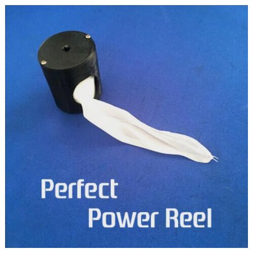 Perfect Power Reel (Flesh/Black Available) Magic Tricks Funny Stage Magic Silk Flying Device Magician Gimmick Funny Magic Props