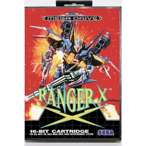 Rangerx with Box for 16 bit MD Video Game Card for Sega Mega Drive/Genesis