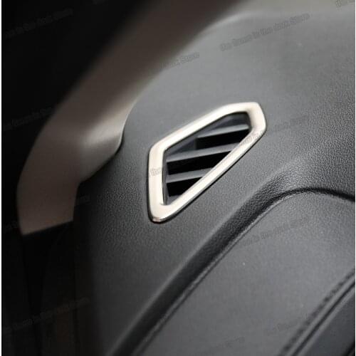 Lsrtw2017 for Haval F7 F7x Car Dashboard Vent Frame Outlet Trim Stainless Steel Interior Accessories Auto 2019 2020 2021 styling