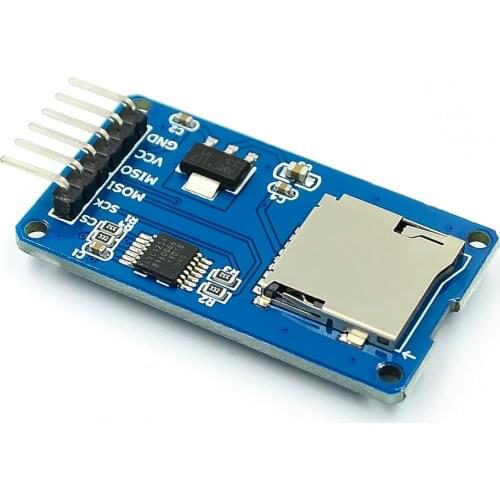 10pcs/lot Micro SD card mini TF card reader-module SPI interfaces with level converter chip